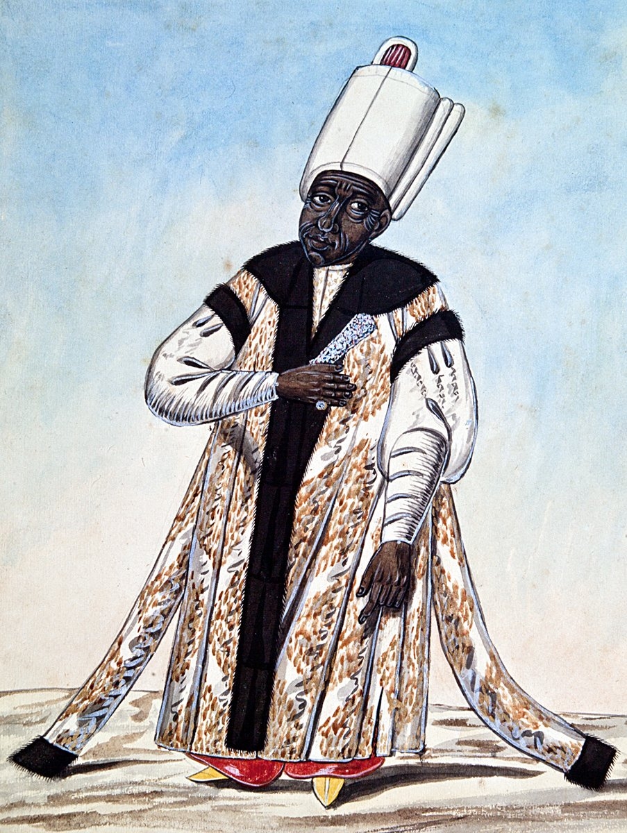 Harem ağası tasviri(Elbise-i Atîka-ı Osmâniyye, İÜ Ktp., TY, nr. 9362)