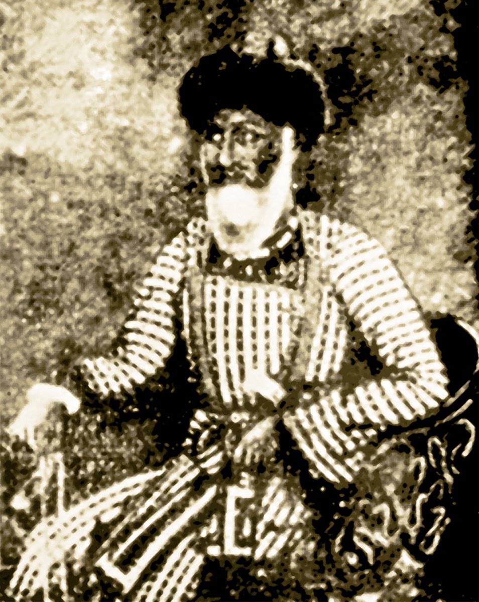 Ebü’l-Fazl el-Allâmî’nin bir tasviri (Bayur, II, rs. 38)