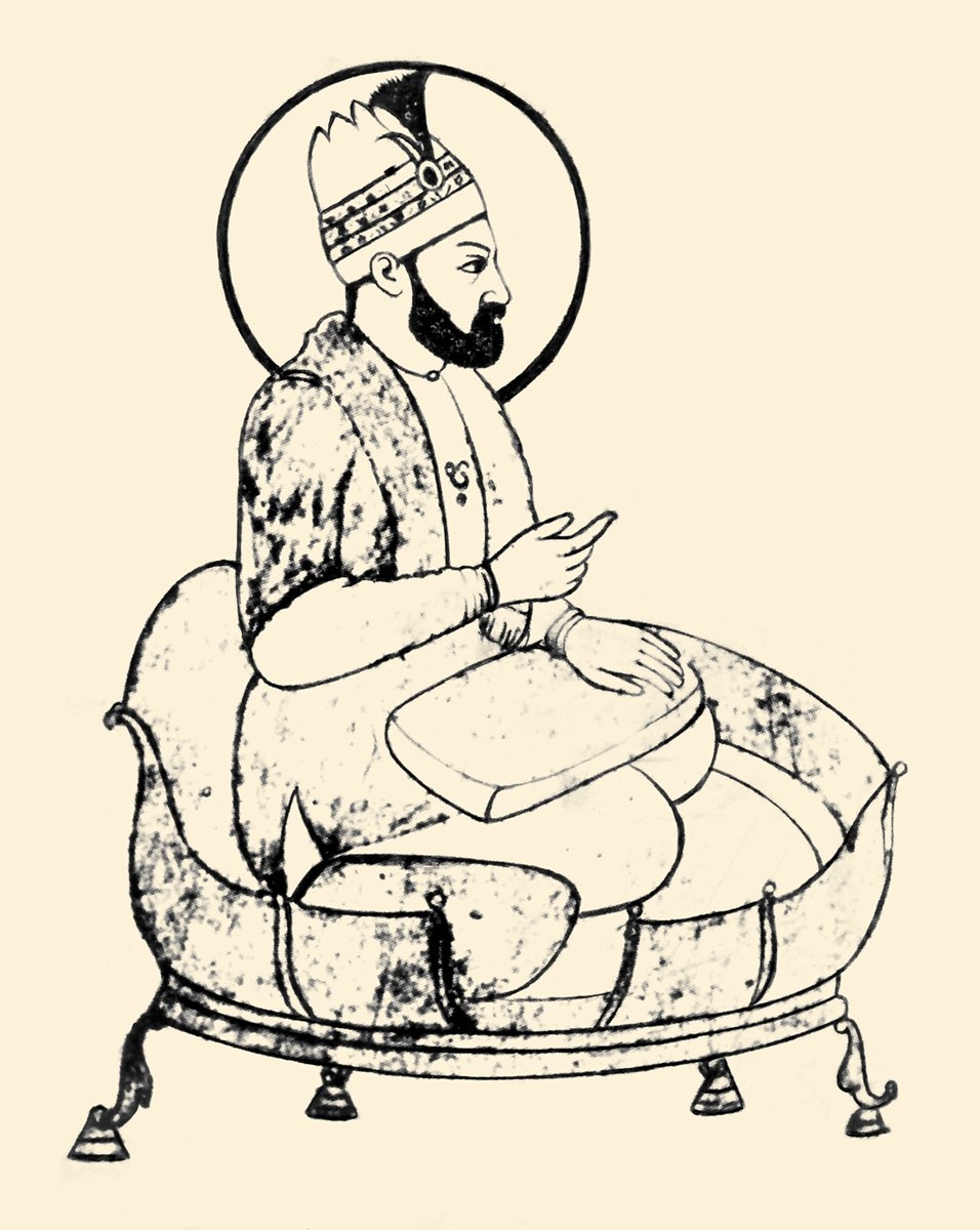 Ahmed Şah Dürrânî’nin minyatürü (Y. Hikmet Bayur, Hindistan Tarihi, III, Ankara 1950)