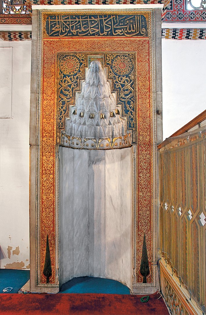Yeni Vâlide Camii hünkâr mahfilinin mihrabı