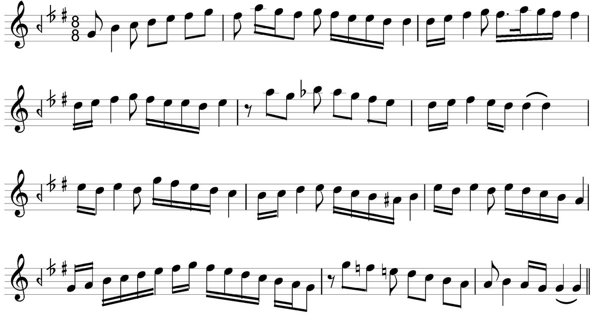 Basit sûzinak makamı seyir örneği