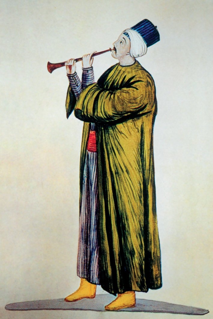 Zurnazen (Turkische Gewänder und Osmanische Gesellschaft im achtzehnten Jahrhundert[ed. K. Tuchelt], Graz 1966, lv. 57)