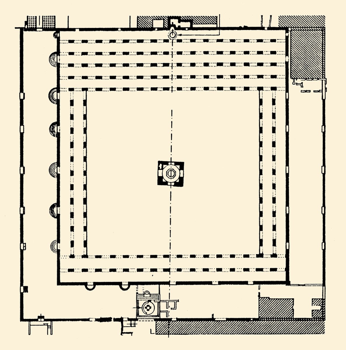 İbn Tolun Camii’nin planı