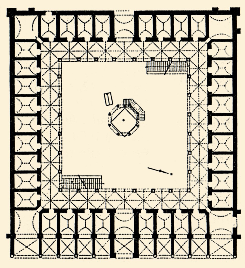 Büyük Han’ın alt kat planı (Gönül Öney’den)