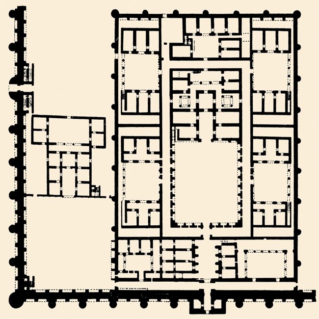 Ühaydır Sarayı planı