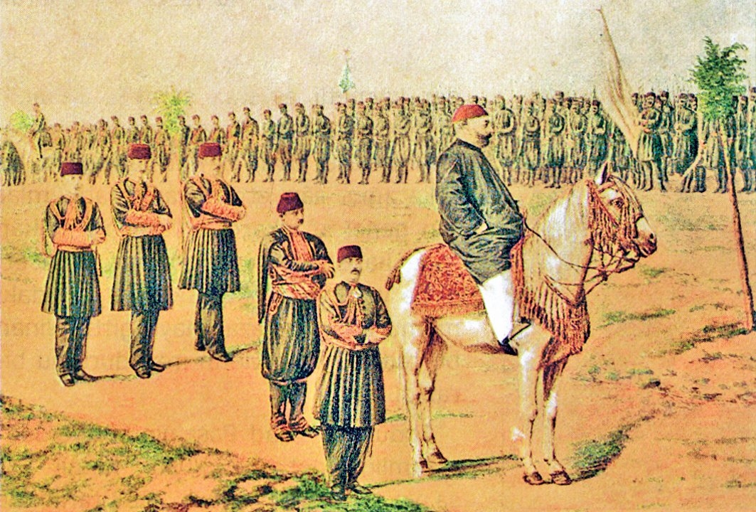 Sultan Abdülaziz’in askerî birlikleri teftişi