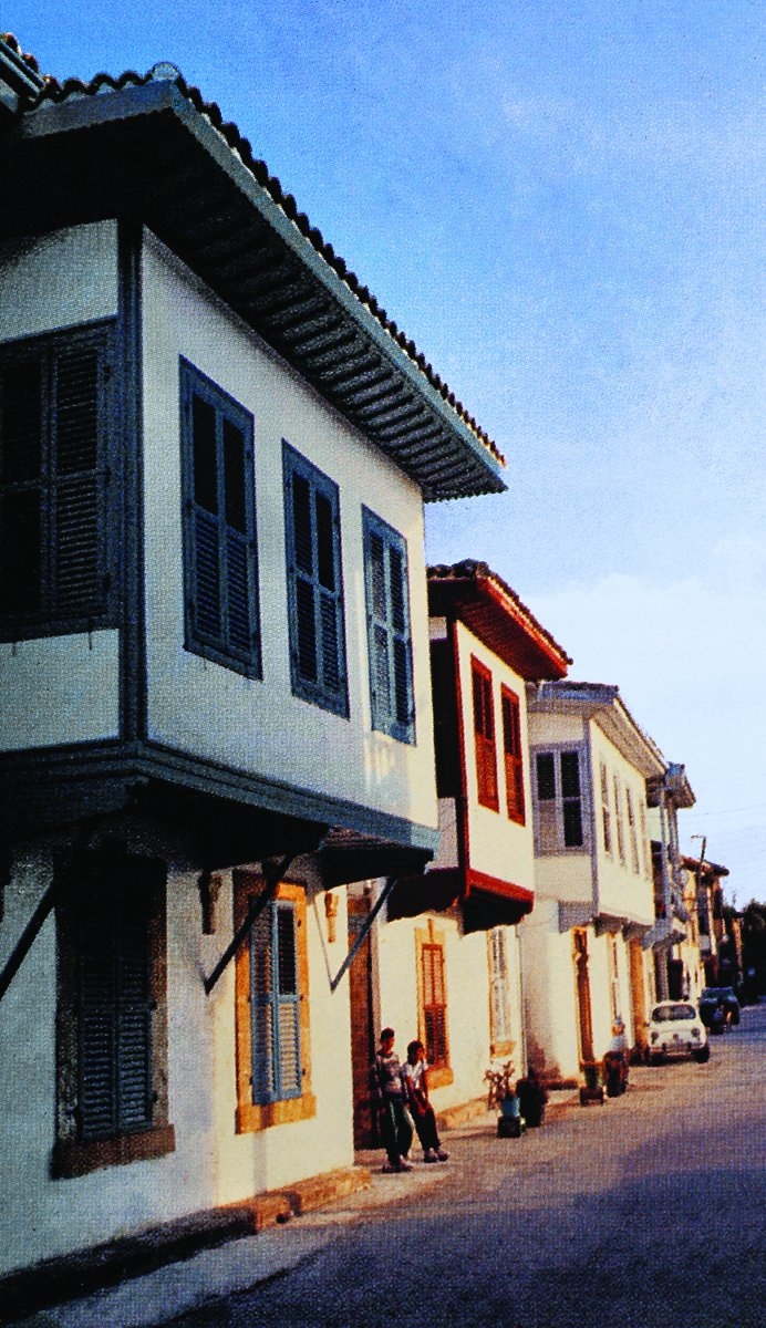 Lefkoşe’de Arap Ahmed Paşa mahallesindeki eski Türk evleri