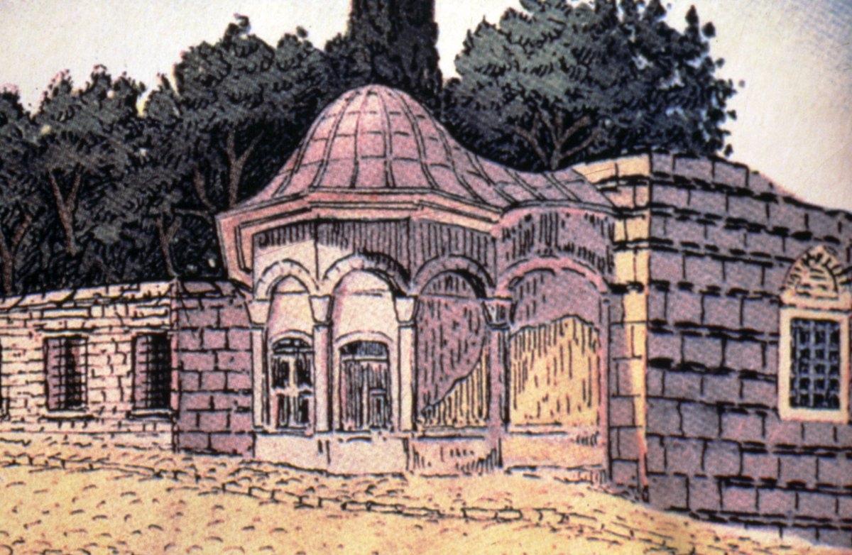 Hekimbaşı Ömer Efendi Sebili’nin Süheyl Ünver tarafından yapılan resmi (A. Süheyl Ünver’in İstanbulu [haz. İ. Kara – S. Puleu], İstanbul 1996, s. 63)