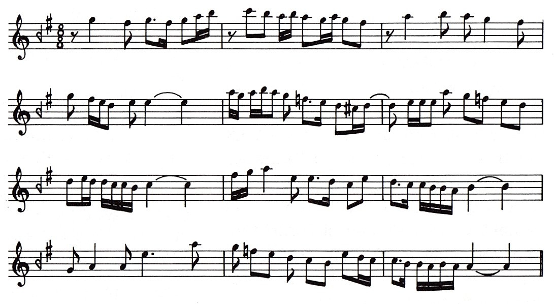 Basit gülizar makamının seyir örneği