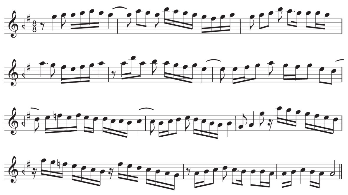 Muhayyer makamı seyir örneği