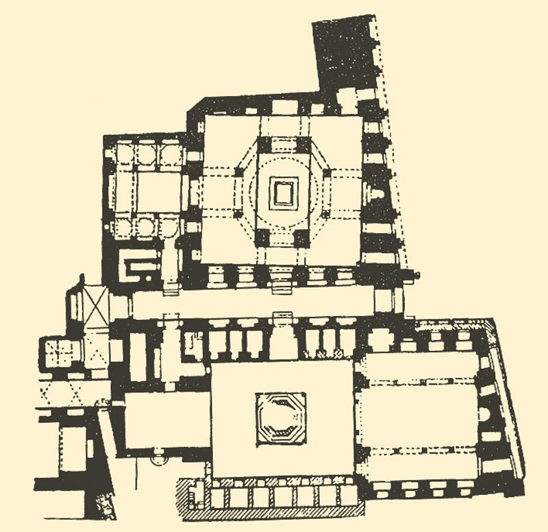Kalavun Külliyesi’nin planı