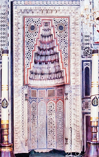 Çoban Mustafa Paşa Camii’nin mihrabı