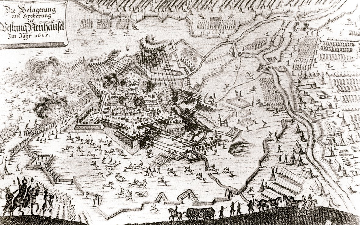 Uyvar Kalesi’nin 1663’te Türkler tarafından kuşatılmasını ve fethini tasvir eden bir gravür