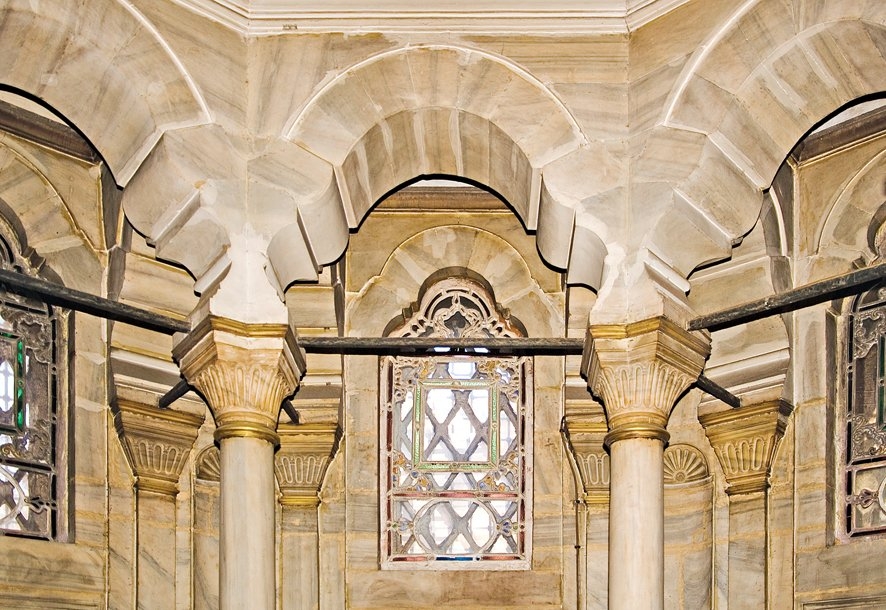 Nuruosmaniye Kütüphanesi’nin içinden bir görünüş