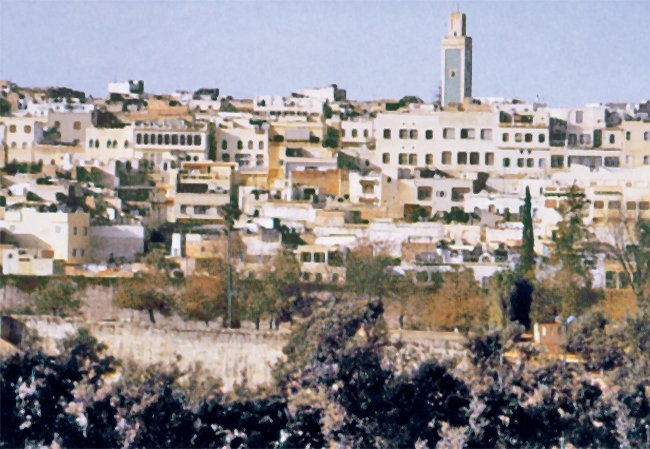 Fas şehrinden bir başka görünüş