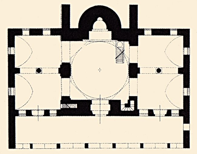 Musul’daki Mücâhidî Camii’nin planı