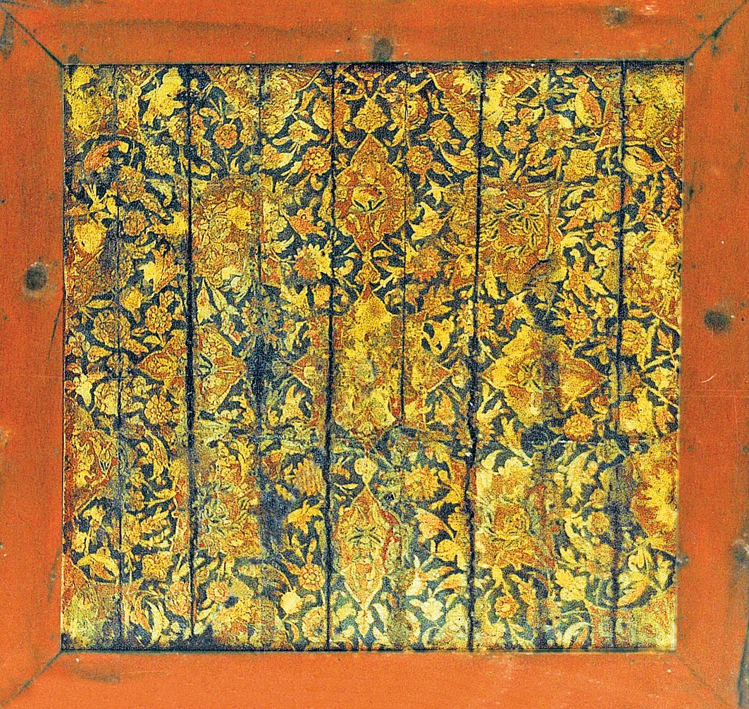 Şems-i Tebrîzî Zâviyesi mihrap önü tavanındaki kalem işi süsleme