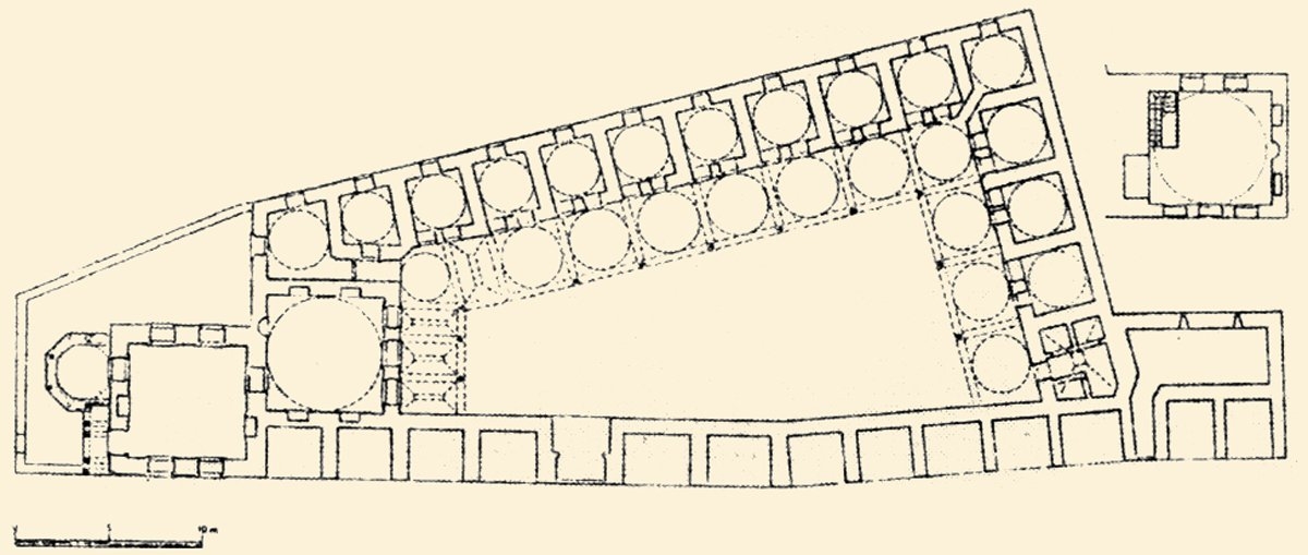 Kuyucu Murad Paşa Külliyesi’nin planı