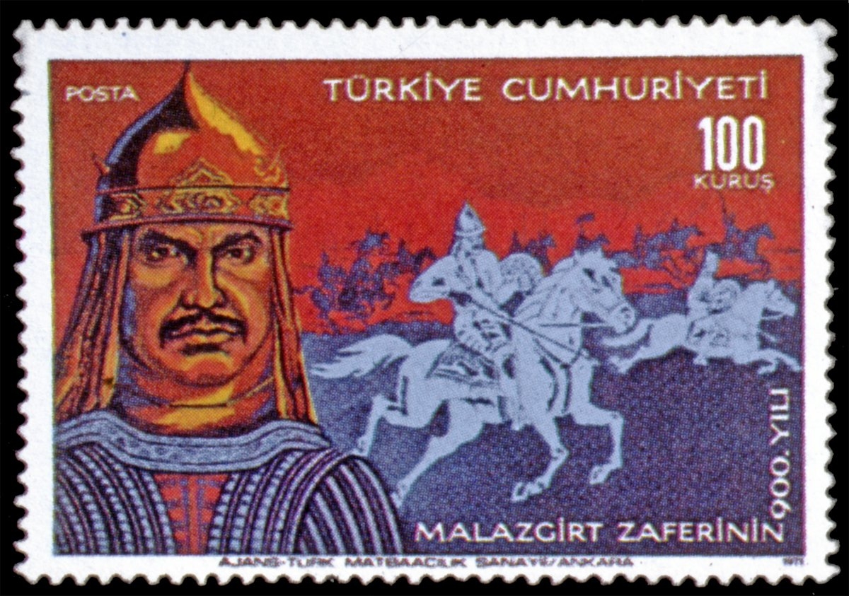 Malazgirt Zaferi’nin 900. yıl dönümü dolayısıyla Alparslan adına çıkarılan pul