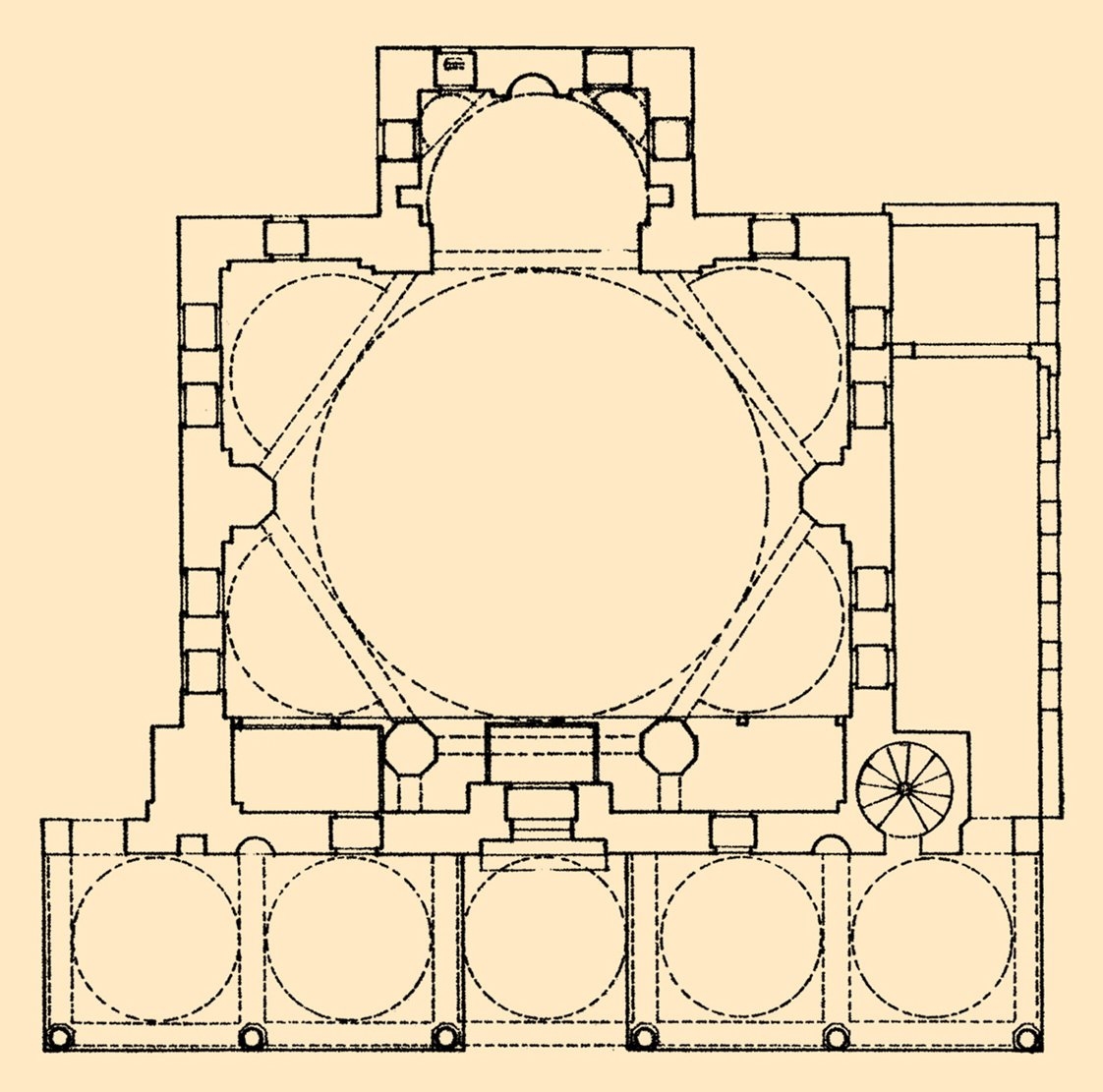 Molla Çelebi Camii’nin planı