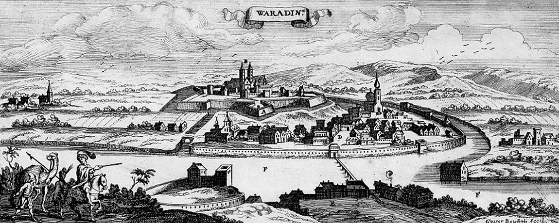 1686 yılında Varadin’i gösteren bir gravür