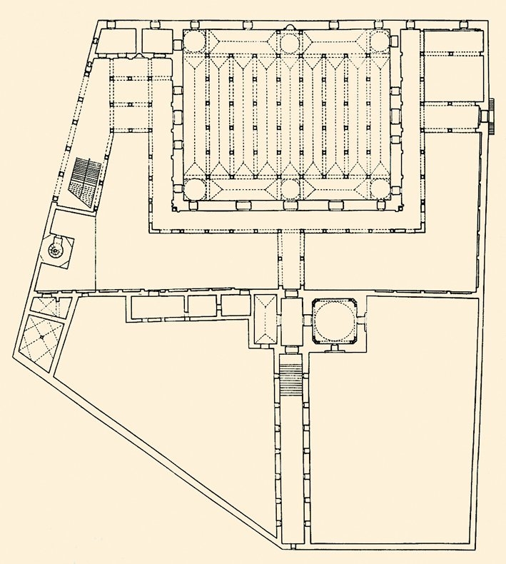Yûsuf Sâhibü’t-Tâba‘ Külliyesi’nin planı