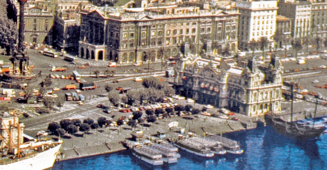 Berşelûne (Barselona) Limanı’ndanbir görünüş – İspanya