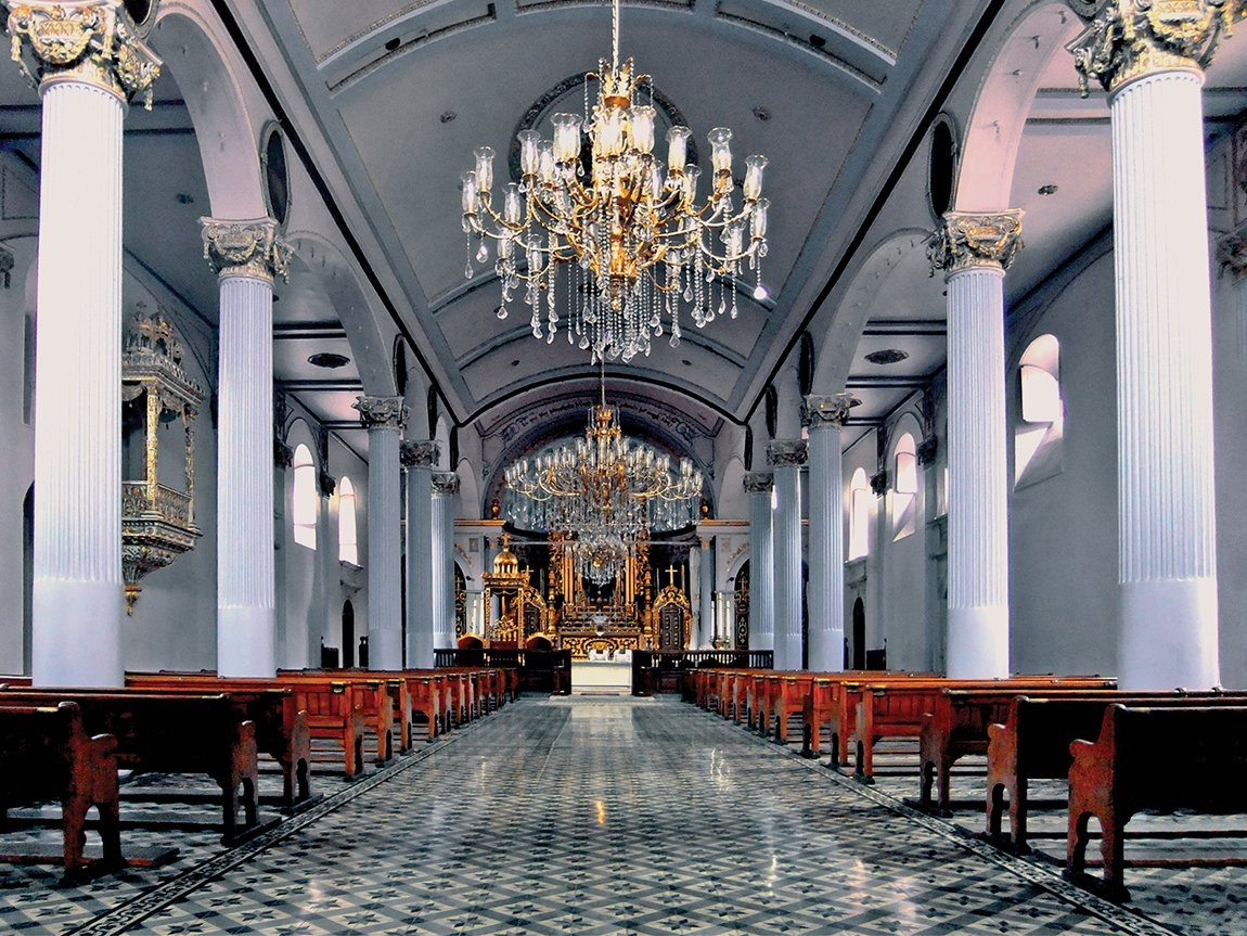 Kumkapı Patriklik Kilisesi’nin içinden bir görünüş