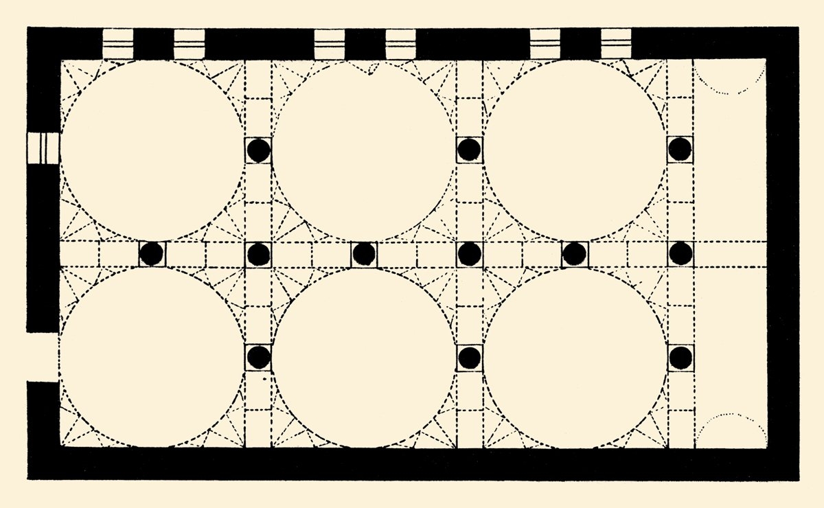 Antalya Yivli Minare Camii’nin planı
