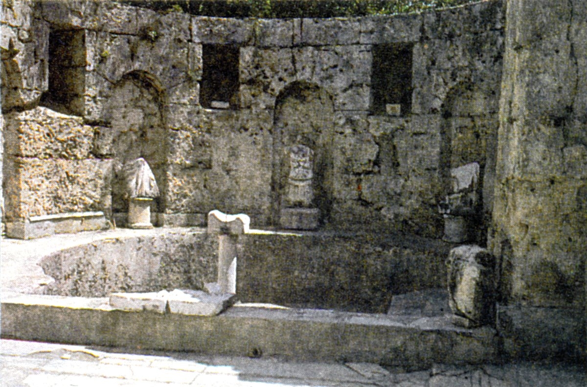 Side Agora Hamamı’nın içinden bir görünüş – Manavgat/Antalya