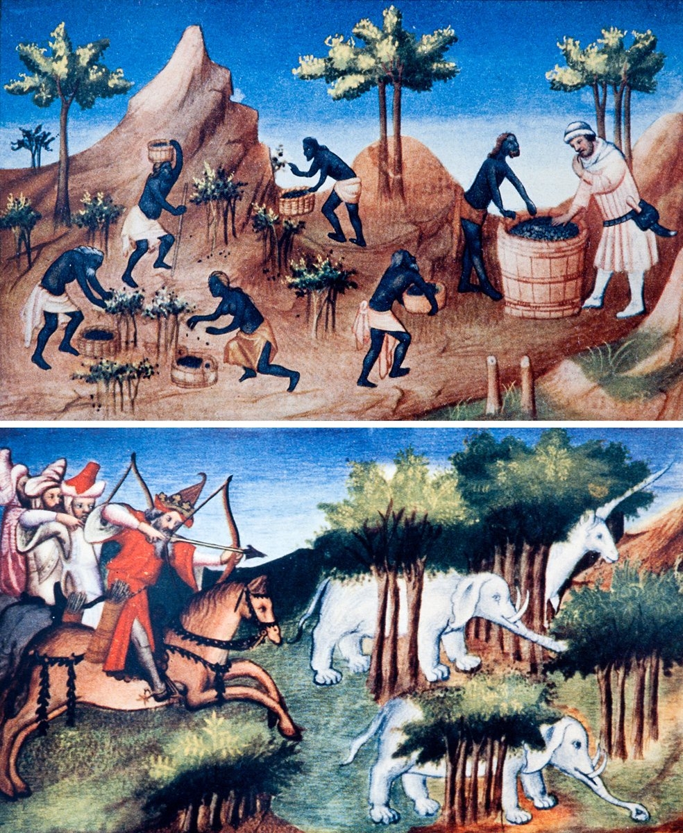 Marco Polo’nun seyahatnâmesindeki tasvirlerden iki örnek