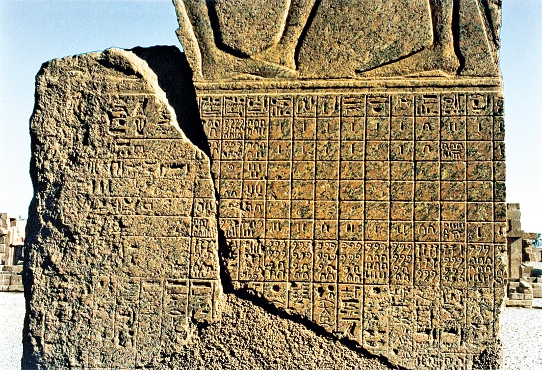 Karnak Tapınağı’ndaki Mısır takvimi