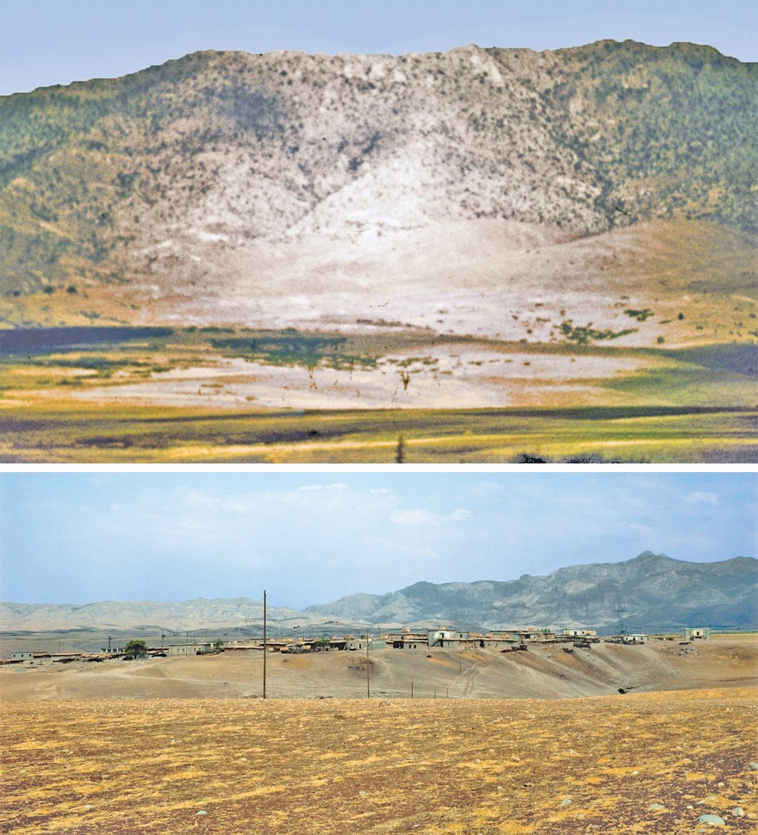 Şırnak’ta Cizre Cûdî dağından iki görüntü