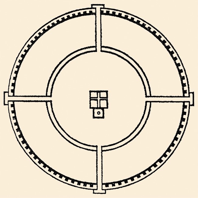 Halife Mansûr’un çizdiği Bağdat planı