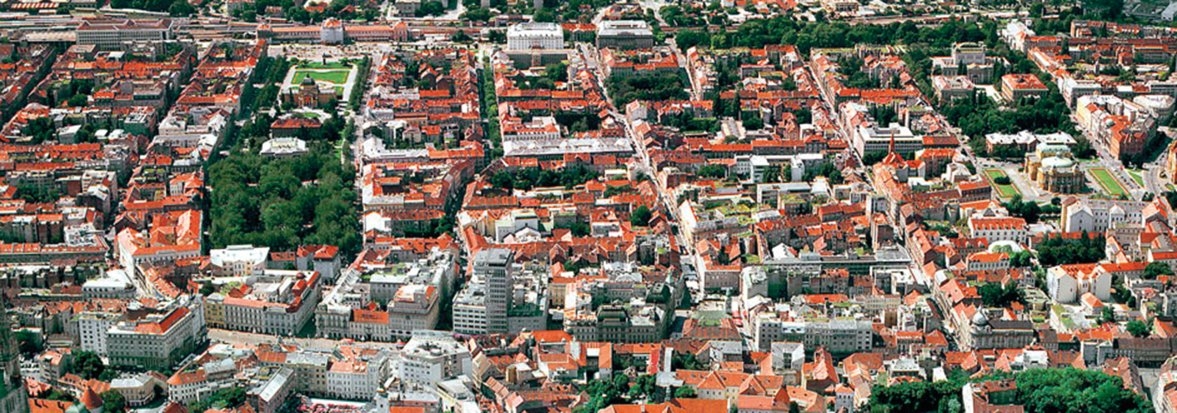 Zagreb’in kuşbakışı görünüşü