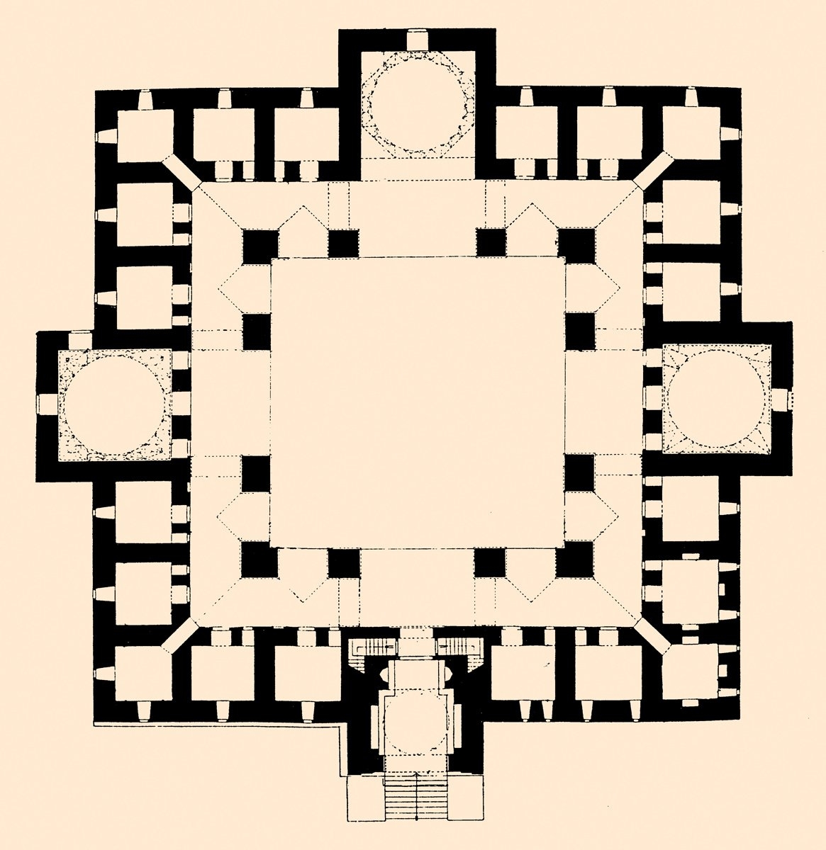 I. Mehmed Medresesi’nin planı