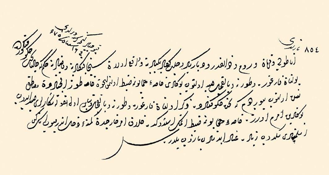Bazı kuş tüylerinin saraya gönderilmesiyle ilgili II. Selim’in bir hükmü (BA, MD, nr. 7, hk. 854)