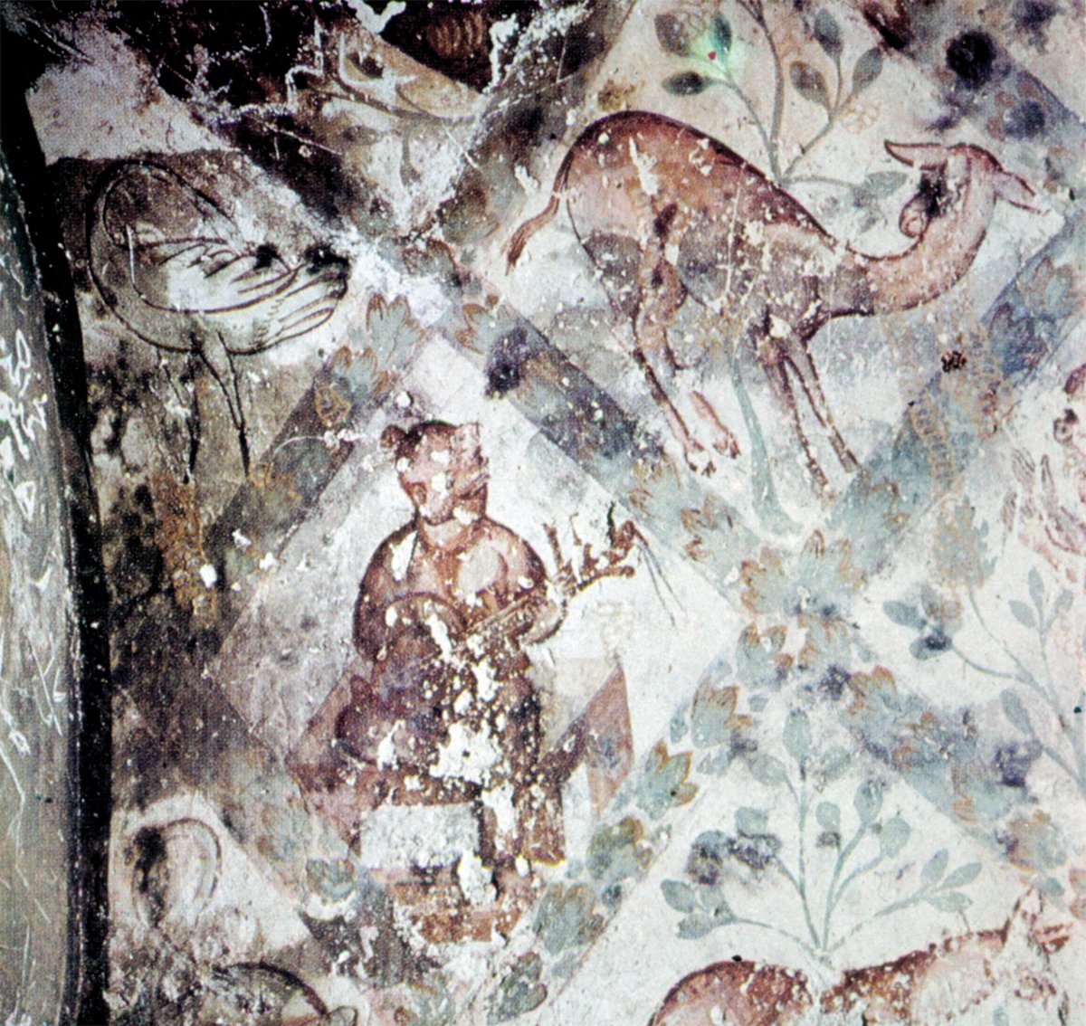 Kusayru Amre’nin tonozu içindeki freskler – Ürdün