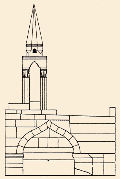 Kayseri Kadı Çeşmesi’nin kesiti (Yörükoğlu, s. 71)