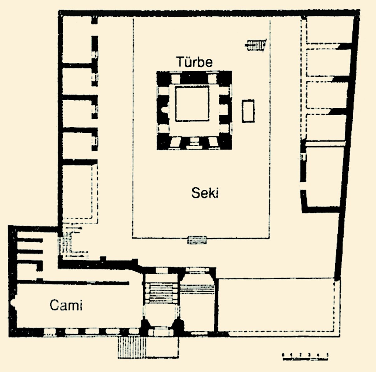 İbrâhim Gülşenî Külliyesi’nin planı