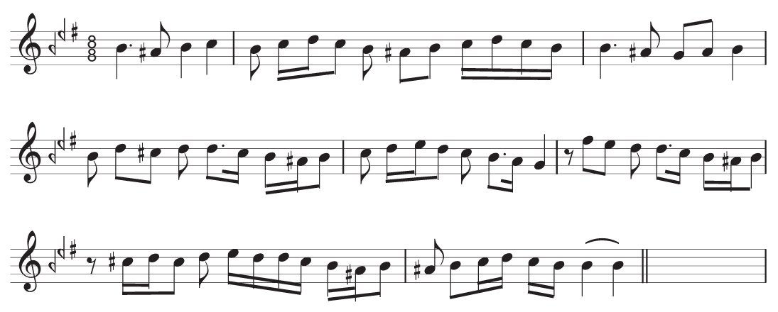 Müstear makamı seyir örneği