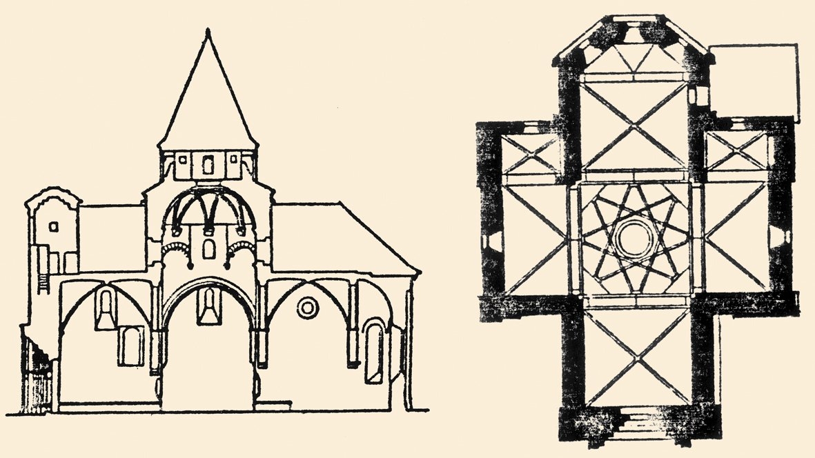 Turan Melek Dârüşşifâsı’na benzeyen Hospital de Saint Blaise’in plan ve kubbe konstrüksiyonu