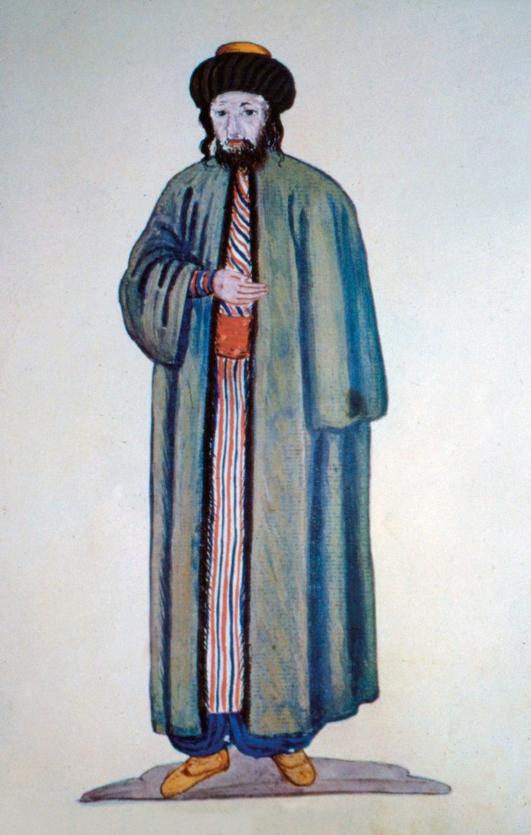 Bir Rifâî şeyhi tasviri (Türkische Gewänder und Osmanische Gesellschaft, İstanbul 1966, lv. 134)