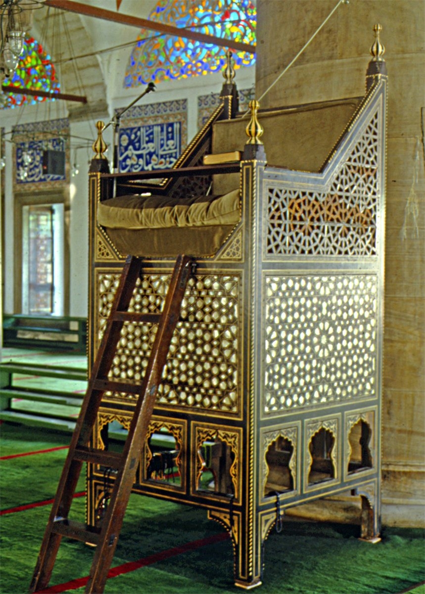 İstanbul Tophane’deki Kılıç Ali Paşa Camii’nin ahşap vaaz kürsüsü