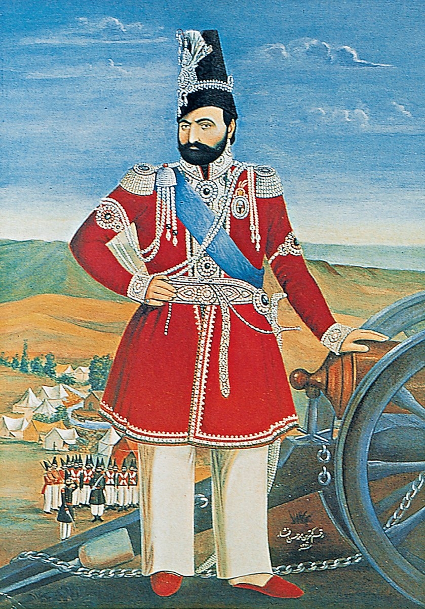 Muhammed Şah’ı tasvir eden yağlı boya bir resim