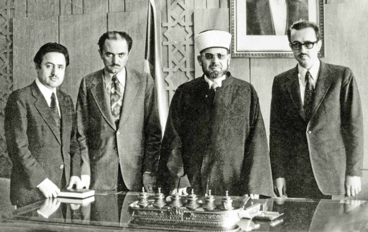 Türkiye Diyanet Vakfı kurucuları Ahmet Uzunoğlu, Yakup Üstün, Lütfi Doğan (Dr.) ve Tayyar Altıkulaç