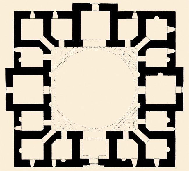 Hacı Halil Paşa Medresesi’nin planı
