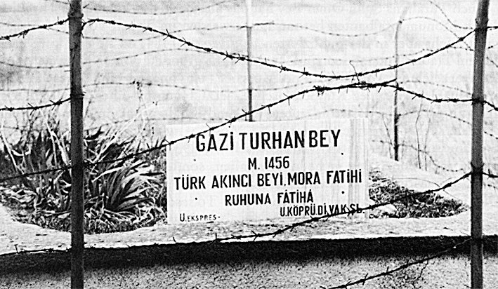 Turahan Bey’in Kırıkkavak’taki mezarının eski hali