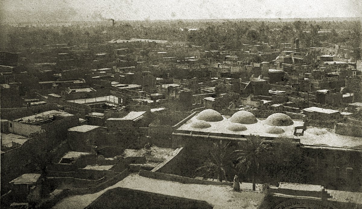 XIX. yüzyıl sonunda Bağdat’tan bir görünüş (İÜ Ktp., Albüm, nr. 90437)