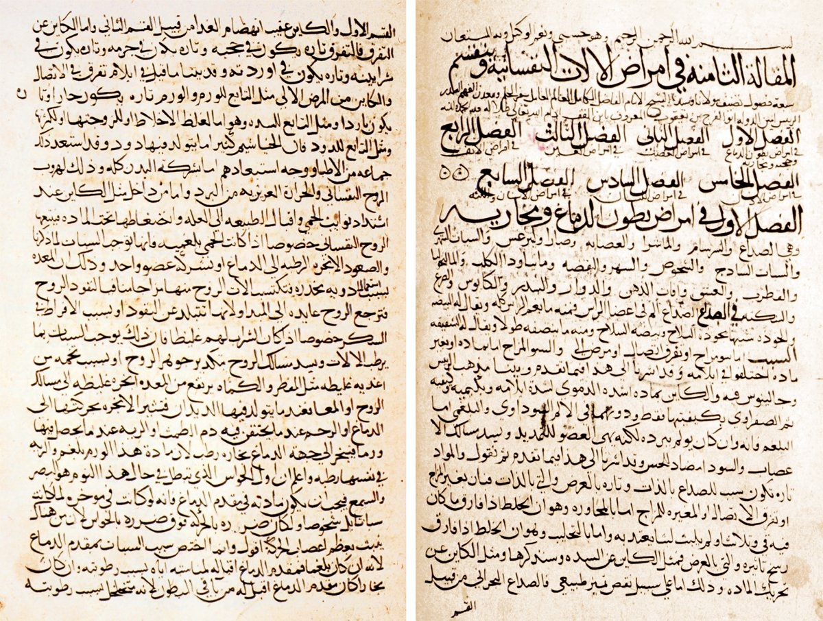 İbnü’l-Kuff’un Kitâbü’ş-Şâfî adlı eserinin ilk iki sayfası (Nuruosmaniye Ktp., nr. 3567)